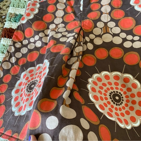 Truworths Stylish Red and Brown Patterned Skirt - Picture 5 of 7